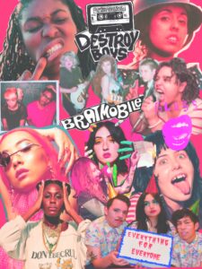 Collage by Kyla Fritsinger from "Zine 8" in CSUN Queer Studies project.