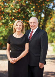 President Dianne F. Harrison and husband John Wujack