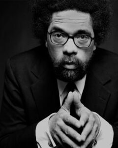 Portrait of intellectual and professor Cornel West.