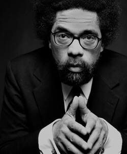 Portrait of intellectual and professor Cornel West.