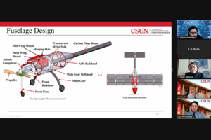 The updated fuselage design in the MataMorph-3.