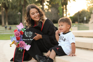 Graduating student Mayra Navarro.