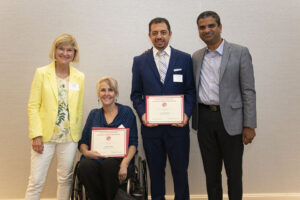 Mary Beth Walker with Ellen Stohl, Peter Bishay and Ranjit Phillip