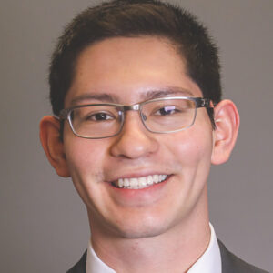 Head and shoulders portrait of Danny Bustos