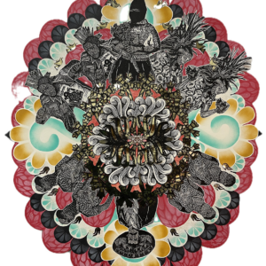 Kalli Arte Collective, Flowering Revolution, 2023. Mixed media, Courtesy of the artists.