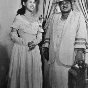 Concert pianist Philippa Schuyler and actor Hattie McDaniel.