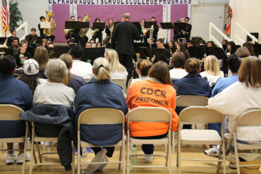 CSUN Wind Ensemble performing for prisoners.