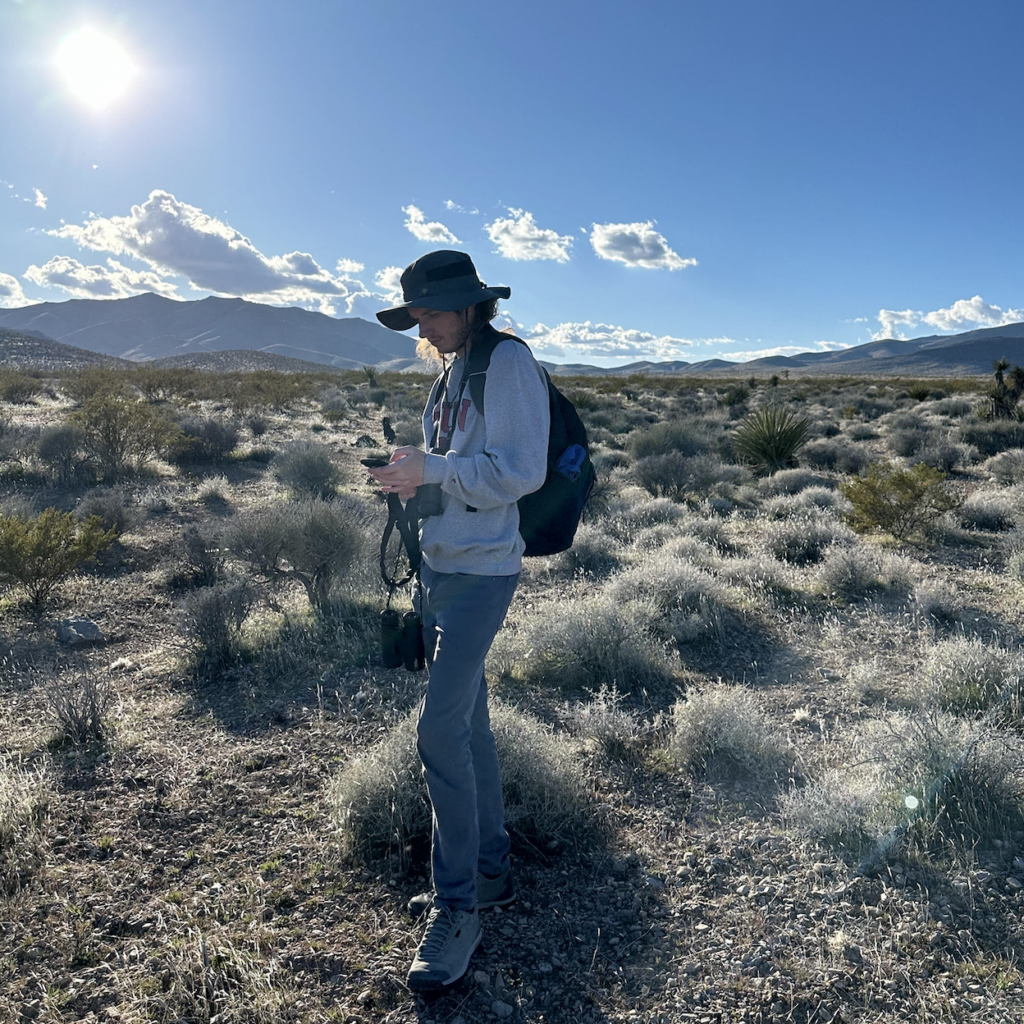 Pryce MIllikin at the Mojave Desert