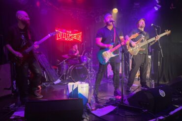The Band, CANO, performing a song on stage at a venue called The Viper Room.