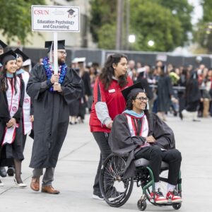 Graduates and loved ones celebrate with joy, pride and emotion during CSUN’s 2025 commencement ceremonies.
