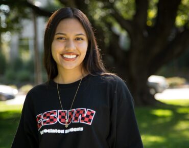CSUN student seen on campus