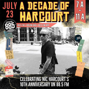 88.5-FM Celebrating a Decade of Nic Harcourt