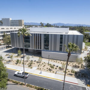 Overhead view of Maple Hall at CSUN