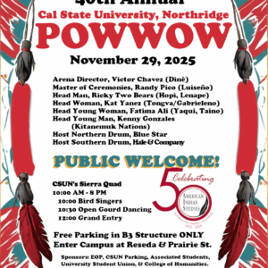 CSUN Powwow 2025 flyer