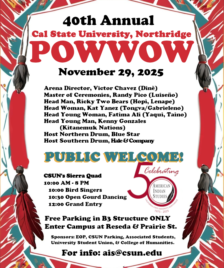 CSUN Powwow 2025 flyer
