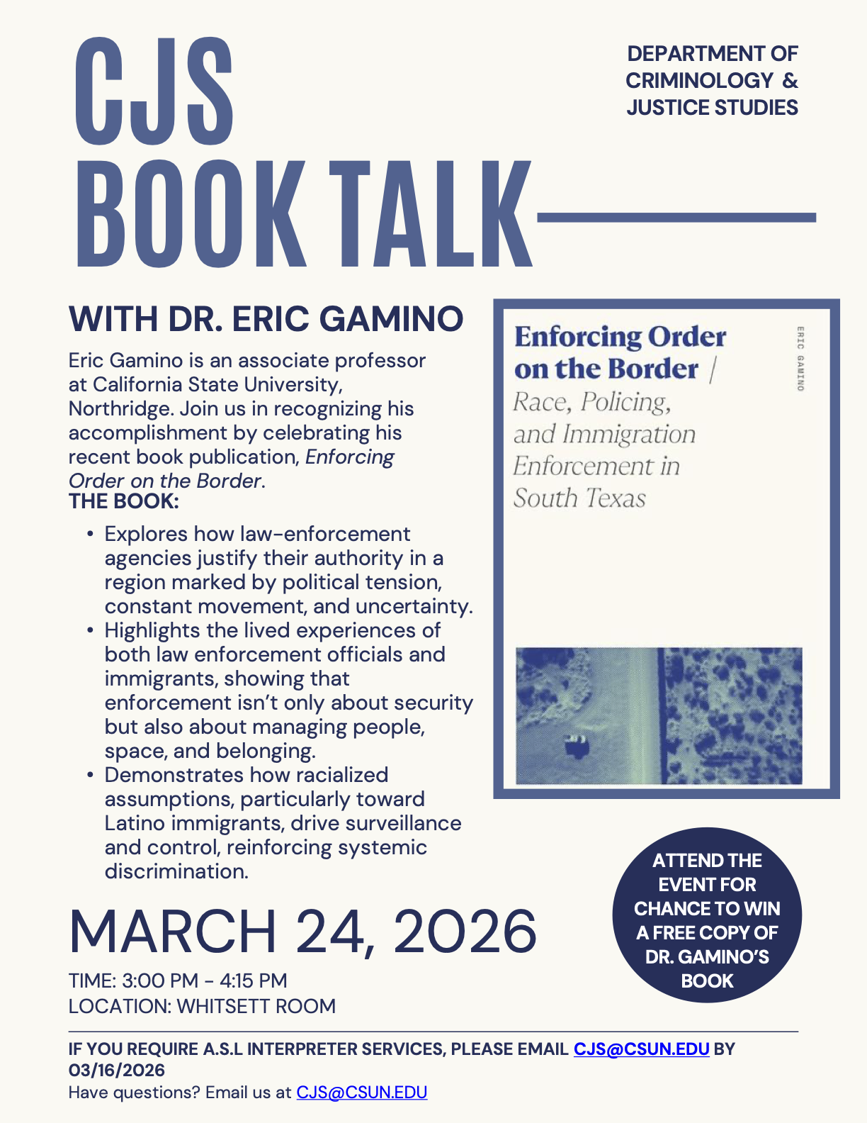  Book Talk Flyer
