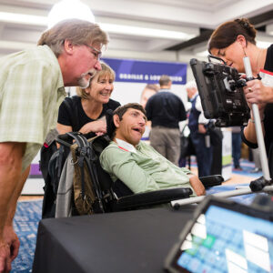 The 37th annual CSUN Assistive Technology Conference, internationally recognized as the premier event in the field of technology and people with disabilities, is scheduled to take place March 14-18 at the Anaheim Marriott. The photo above was taken at the 2019 conference. Photo by Lee Choo.