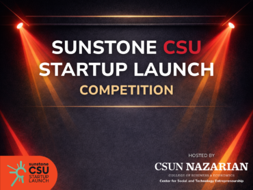 Poster for Sunstone Startup Launch