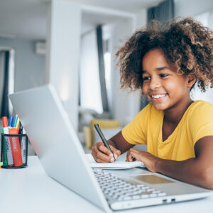 Educational technology, while a godsend during the pandemic, may have left behind “cookies”that could ultimately build a profile of the child’s behavior that could inadvertently shape educational opportunities and career choices, according to a new CSUN study. Photo by VioletaStoimenova, iStock.