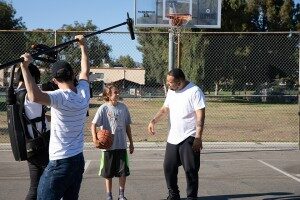 On the set of “El Halcón”, directed by Arlene Torres.