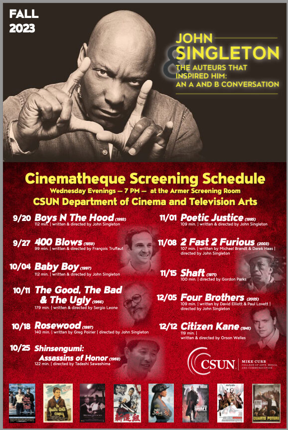 CSUN’s Exclusive John Singleton Exhibit Inspires Fall ’23 Cinematheque