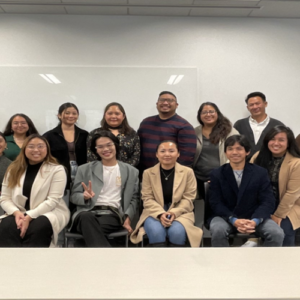 The study’s researchers and community-based partners (Front row from left to right: Melina Rodriguez, Samantha Peralta, Kaiser Sina, Pearun Tieng, Bonim Ouk, Melanie Sabado-Liwag Back row from left to right: Dave Atienza, Brenda Romero, Linda Sibkhe, Patty Kwan, Jeffery Lim, Cynthia Robles, Tanat Matakaveepat, Jamie Prudencio). Photo provided by Patty Kwan.
