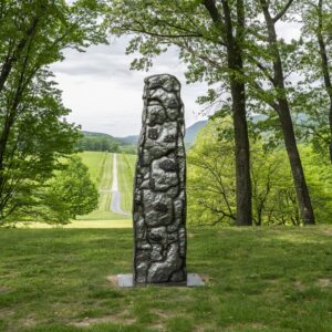 “Stela Z, after Quiriguá, (Contrary Warrior).” Photo by Jeffrey Jenkins.