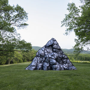 “Ilopango, The Volcano that Left,” a sculpture by CSUN Central American and transborder studies Beatriz Cortez, currently on display through Nov. 13 at the Storm King Art Center in New York’s Hudson Valley. Photo by Jeffrey Jenkins.