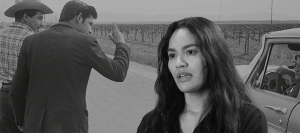 La estudiante de teatro Alejandra Guzmán como Carmen Hernández.