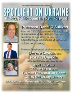 CSUN hosts spotlight discussion on Ukraine war