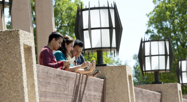 CSUN is one of eight CSU campuses that are part of the first phase of a new initiative, CSUCCESS (California State University Connectivity Contribution to Equity and Student Success), to enhance student achievement and create more equitable opportunities for students across the California State University system, by providing them with Apple iPad Air tablets. Photo by Lee Choo.