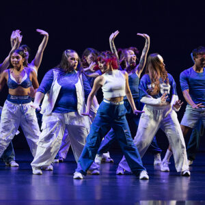 Dancers on stage.