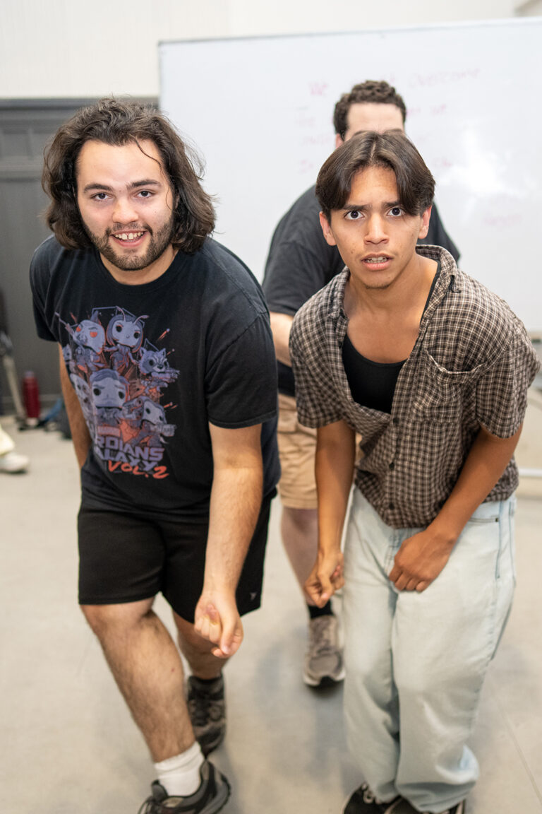 Joseph Morgan (left) Jose Luis Gonzalez II (right) Teenage Drama Workshop 2026