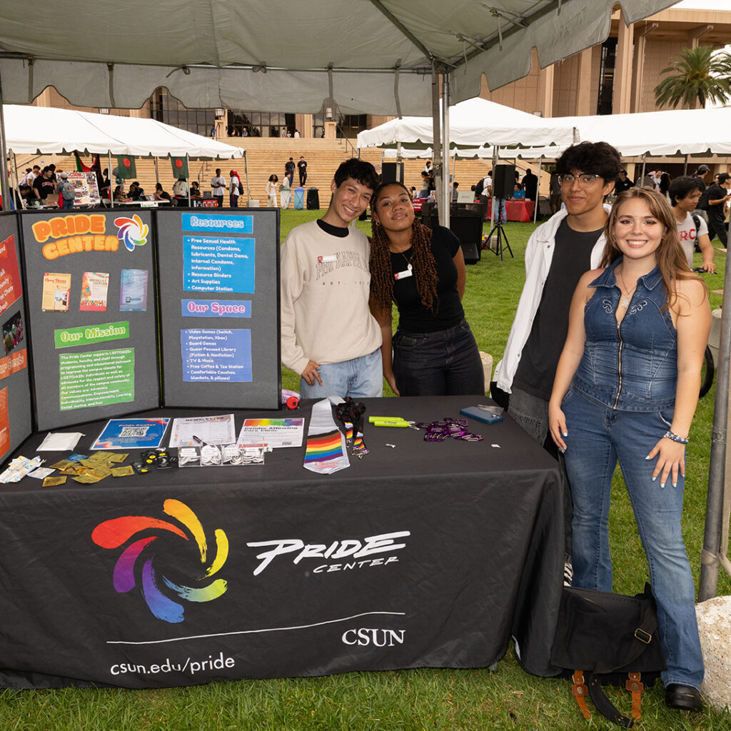 Students from The Pride Center spotted at Meet the Clubs on September 8th, 2026 (Bryan Rodgers / CSUN) 