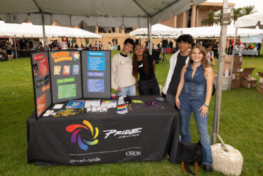 Students from The Pride Center spotted at Meet the Clubs on September 8th, 2026 (Bryan Rodgers / CSUN)
