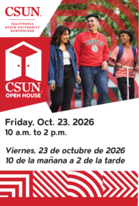 CSUN Open House 2026 Flyer